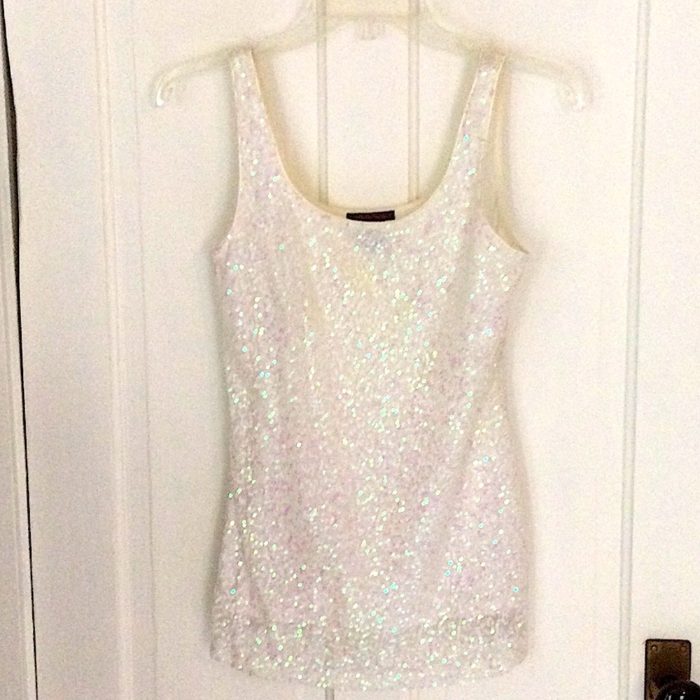 Sequin tank top